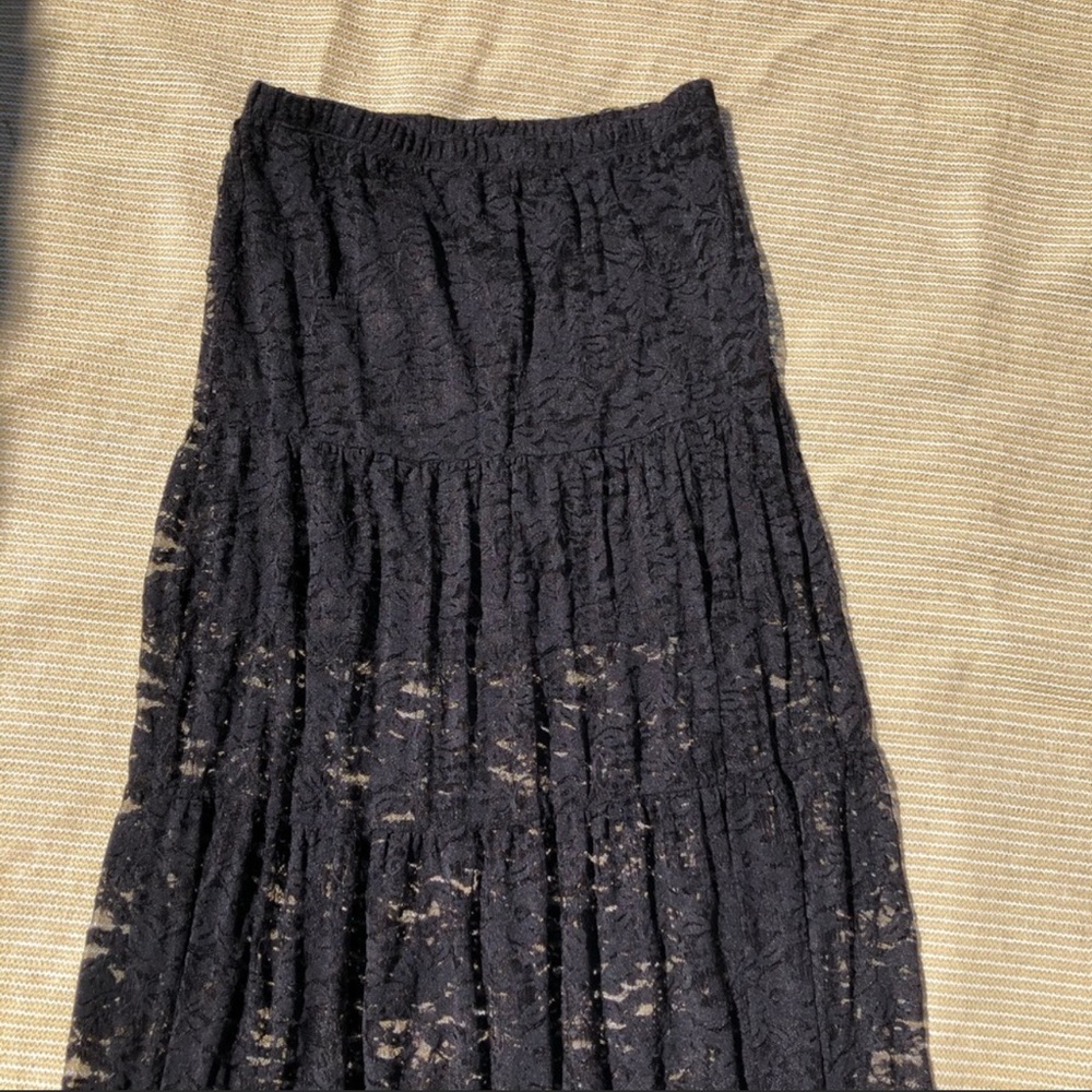 Long Lace Skirt